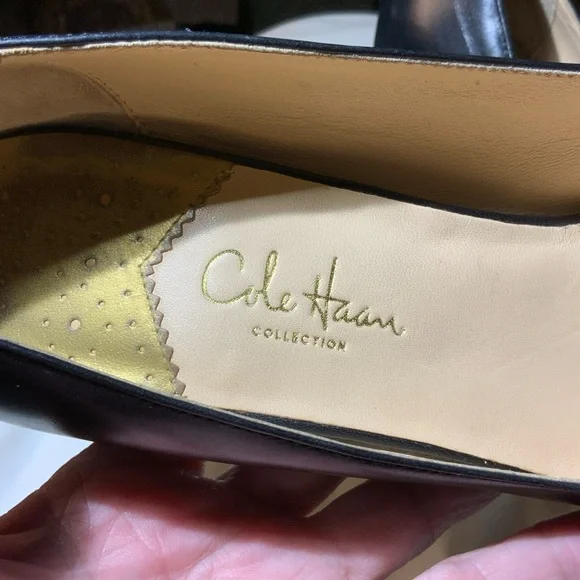 Nike Air Cole Haan Collection Black Square-Toe 3" Heels. - Picture 9 of 12